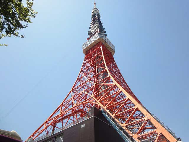 東京タワーアクセスより東京タワー到着