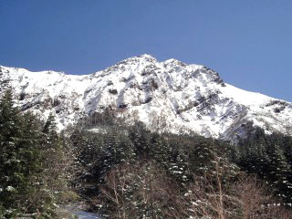 積雪期　美濃戸から登る赤岳