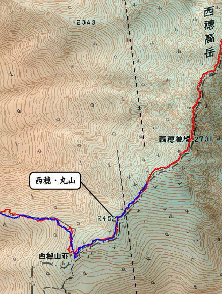 カシミール地図　登山軌跡