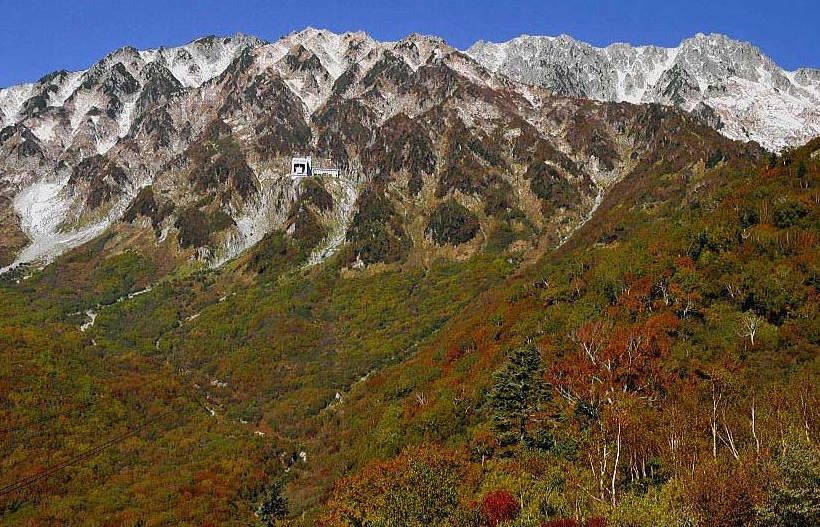 立山黒部アルペンルート大観峰側　立山の紅葉